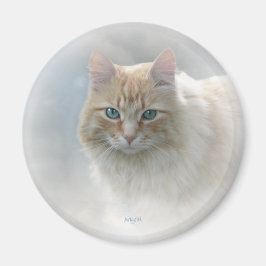 Helle Augen Katze AH2010 Magnet