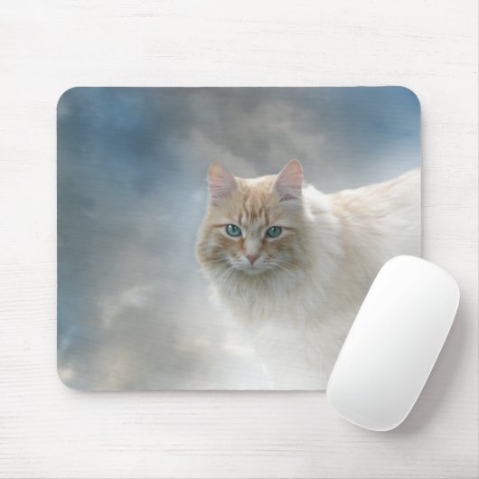Helle Augen Katze AH2010 Mousepad (Mit Mouse)