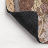 Helle Augen Owl und Dragon Mousepad (Ecke)