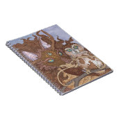 Helle Augen Owl und Dragon Notizblock (Rechte Seite)
