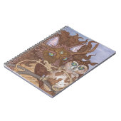 Helle Augen Owl und Dragon Notizblock (Linke Seite)