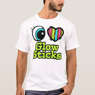 Helle Augenhöhle I Liebe glatte Stifte T-Shirt