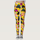 helle Autos Leggings (Vorderseite)