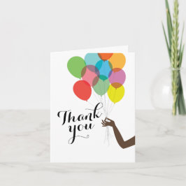 Helle Balkone Moderne geflochten Dankeskarte