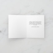 Helle Balkone Moderne geflochten Dankeskarte (Innenseite)