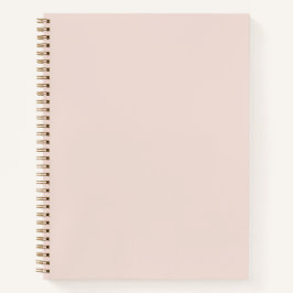 Helle Ballet Slippers Pink Solid Color Notebook Notizblock