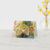 Helle Bärte Karte (Gelbe Blume)