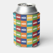Helle Basics Checkerboard Mini Cooper Dosenkühler (Kanne Rückseite)