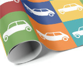 Helle Basics Mini Cooper Geschenkpapier (Rolleneckpunkt)