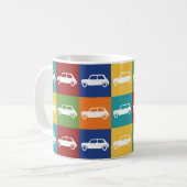 Helle Basics Mini Cooper Kaffeetasse (Vorderseite Links)
