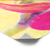 Helle Batik Vögel Poster (Ecke)