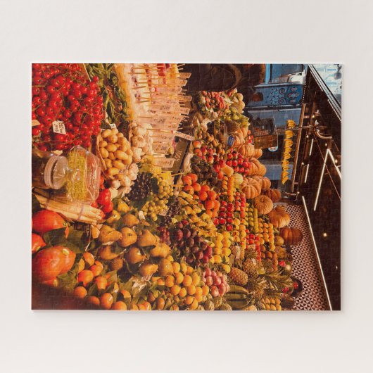 Helle Bauern Markt Barcelona Puzzle (Horizontal)