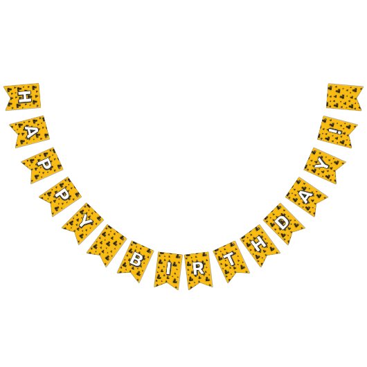 Helle Baustumpf Wimpelkette (Alle)