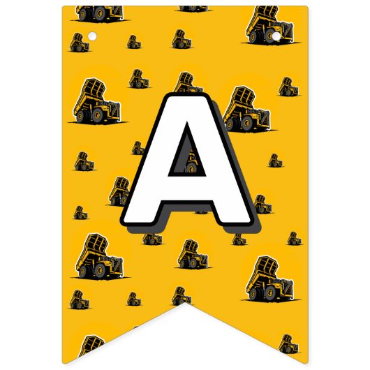 Helle Baustumpf Wimpelkette (Zweite Fahne)