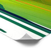 Helle Beauty Moderne bemalt Stilvolles Frauengesic Poster (Ecke)