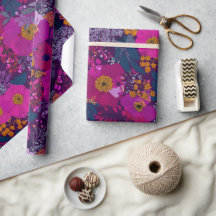 Helle Beeren Blumenmuster