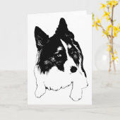 Helle Begrüßkarte Karte (Gelbe Blume)