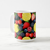 Helle Berries & Lemon Tasse (Vorderseite Links)
