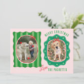 Helle Bilderrahmen Weihnachten (Stehend Vorderseite)