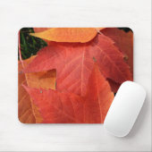 Helle Blätter-Mausunterlage Mousepad (Mit Mouse)