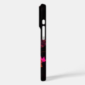 Helle Blätter mit dunklem Hintergrund Case-Mate iPhone Hülle (Rückseite / Links)