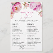 Helle Blätter Peony, was auf Ihrem Handyspiel ist (Vorderseite)