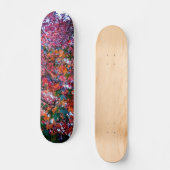 Helle Blätter Skateboard (Vorderseite)