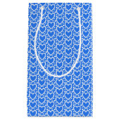 HELLE BLAU- UND WEISSE VALENTINSTAG HERZEN KLEINE GESCHENKTÜTE (Vorderseite)