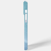 Helle blaue Eisoberfläche Case-Mate iPhone Hülle (Rückseite / Links)