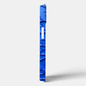 Helle blaue geprägte Textur-iPhone-Hülle Case-Mate iPhone Hülle (Rückseite / Rechts)