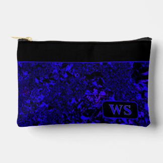 Helle blaue Kosmetiktasche Zubehörtasche
