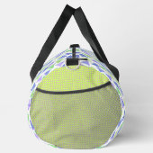 HELLE BLAUE LILA & LIME GRÜNE PATTER DUFFLE BAG (Rechts)