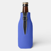Helle blaue Mit Monogramm Flasche Cooler Flaschenkühler (Flasche Rückseite)