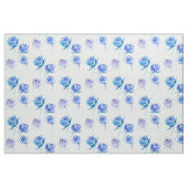 Helle blaue Rosen Stoff (Yard (91,4 cm))
