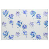Helle blaue Rosen Stoff (Fat Quarter (45,7 x 55,9 cm))