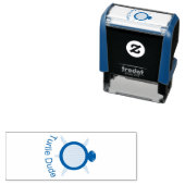 Helle blaue Schildkrötenröte Typ Selbstfärbung Bri Permastempel (Beispiel)