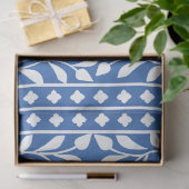 Helle blaue traditionelle Knochenintarsien-Dekupag Seidenpapier (Geschenk)