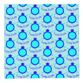 Helle Blue Turtle Typ Custom Foto Cube Würfel (Rechts)