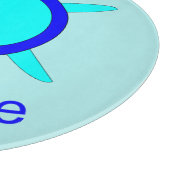 Helle Blue Turtle Typ Cutting Board Schneidebrett (Ecke)