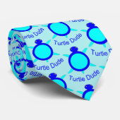 Helle Blue Turtle Typ Krawatte (Gerollt)