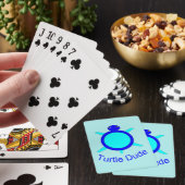Helle Blue Turtle Typ Playing Cards Spielkarten (In Situ)