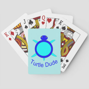 Helle Blue Turtle Typ Playing Cards Spielkarten