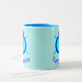 Helle Blue Turtle Typ Tasse (Mittel)