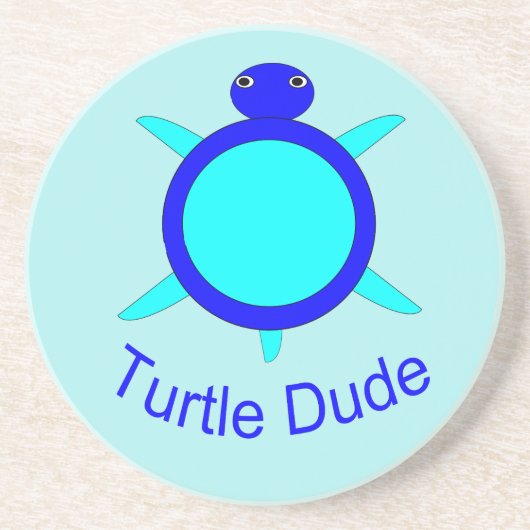 Helle Blue Turtle Typ Untersetzer (Vorne)