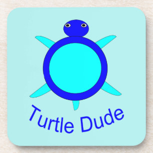 Helle Blue Turtle Typ Untersetzer