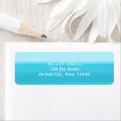 Helle Blue Watercolor Hochzeitsplatten (Insitu)