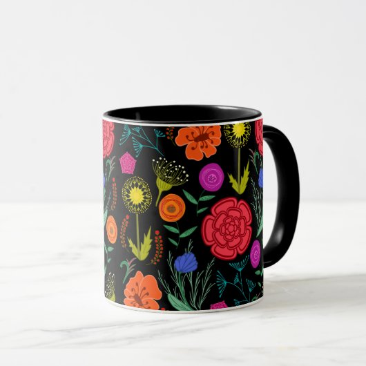 Helle Blume 6 Stück Tasse (VorderseiteRechts)