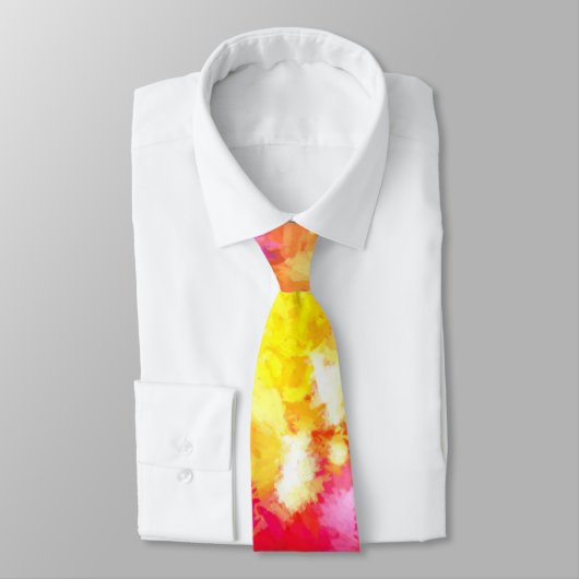 Helle Blume Abstrakt Krawatte (Gebunden)