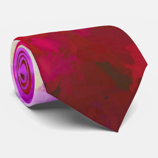 Helle Blume Abstrakt Krawatte (Gerollt)