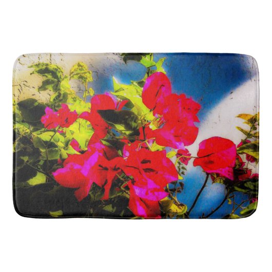 Helle Blume Bath Mat Badematte (Vorderseite)